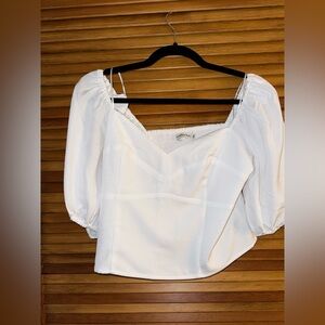 ABERCROMBIE PUFF SLEEVE TOP